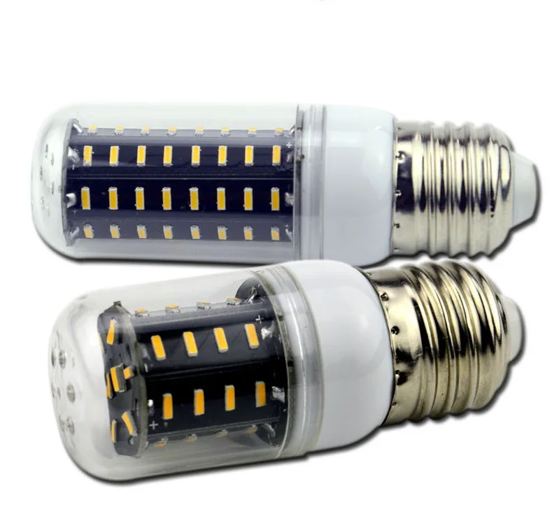 E27 E14 SMD 4014 светодиодный Кукуруза лампы 220 V 36 56 72 96 138 s Замена накаливания 40 Вт 60 80 100