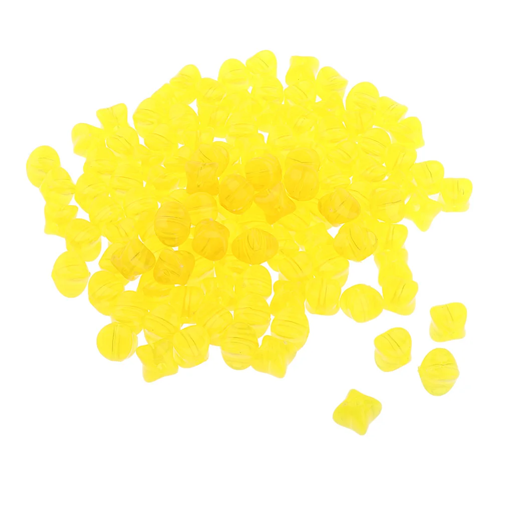 100g Square Jelly Shape Sew on Beads Acrylic for Clothes Bags Hats Sewing