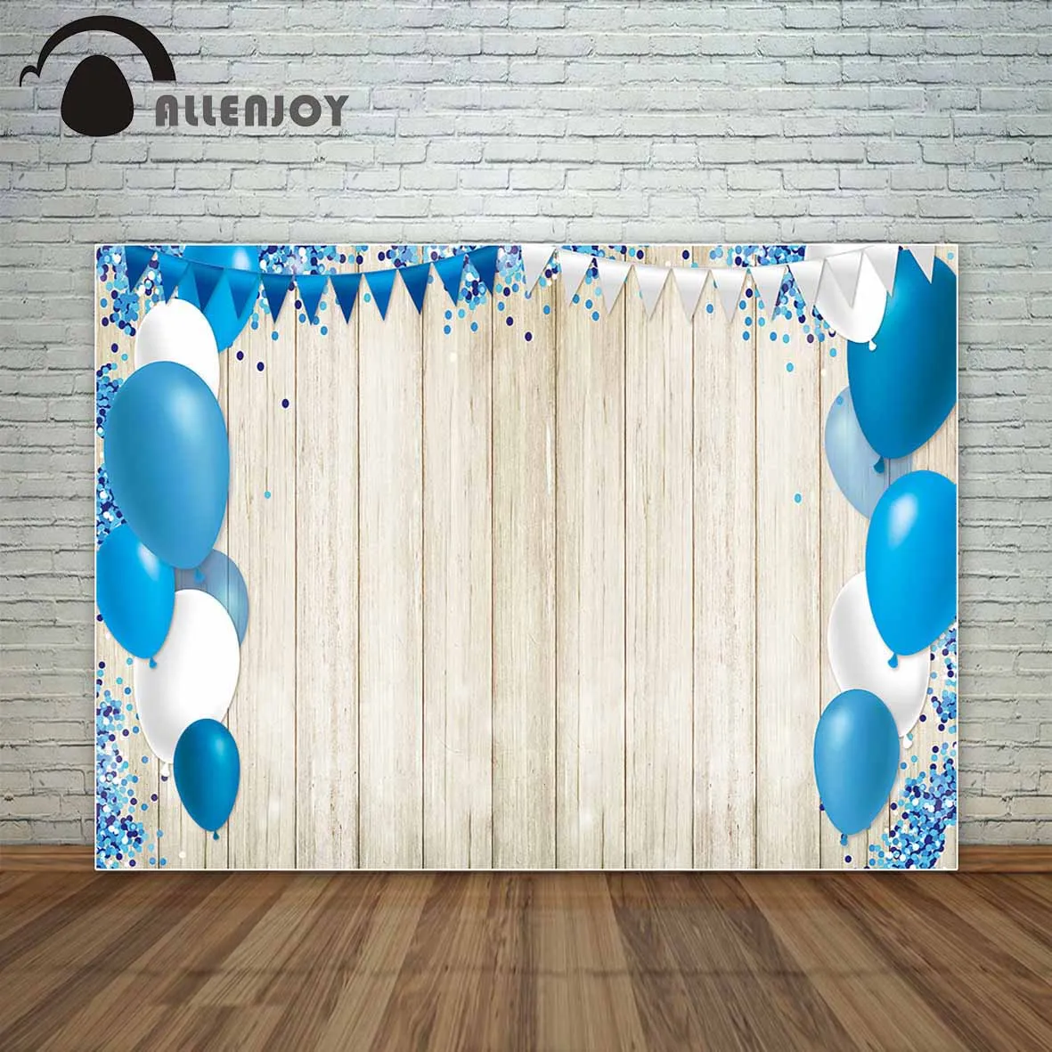Allenjoy photo background Blue White balloons on wooden board backdrop  confetti party backdrop banners photography backdrops|photography  backdrops|photo backgroundphoto blue background - AliExpress