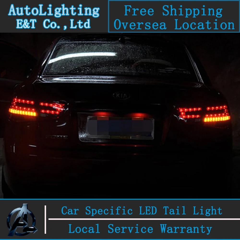 Shipping Option Led Tail Lamp for Kia Forte tail lights 2010 2013