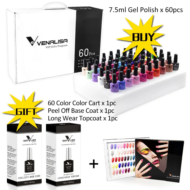 Растворимый Органический Гель лак для ногтей VENALISA|uv gel polish|gel polishuv |