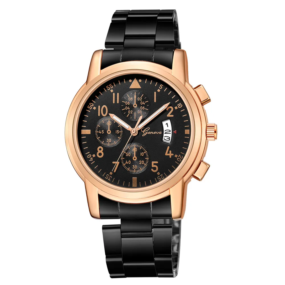Хит, мужские Кварцевые аналоговые наручные часы с датой из нержавеющей стали, спортивные мужские часы, подарки,, Wd3 sea - Цвет: C