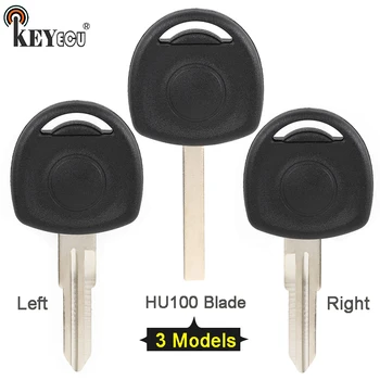 

KEYECU 50x for Opel, for Vauxhall Agila Combo Van Corsa C Mervia Tigra B Tranponder Car Key Fob HU100/ Left/ Right Blade