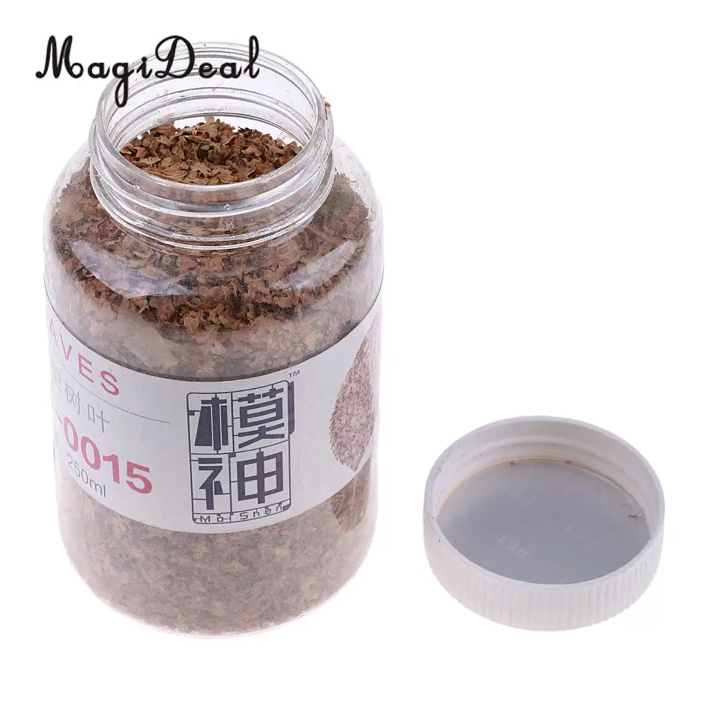 MagiDeal 1Pc Soldiers Model Scene Creation Simulation Deciduous Effect Powder Leaves for Model Scenery Landscape Acc