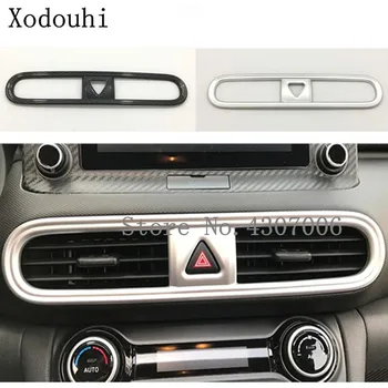 

Car Styling Cover Trim Middle Up Air Conditioning Switch Outlet Vent 1pcs For Hyundai Kona Encino Kauai 2017 2018 2019 2020