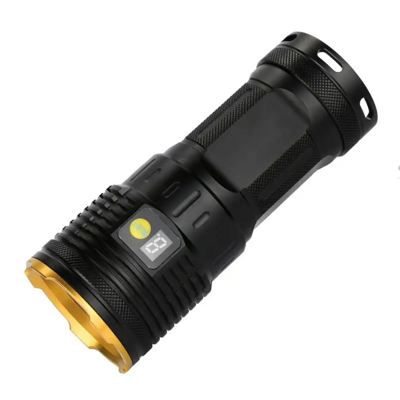 

2017 NEW FREE SHIPPING Supwildfire 50000LM 15 x XM-L T6 LED Power Digital Display Hunting Flashligt N3