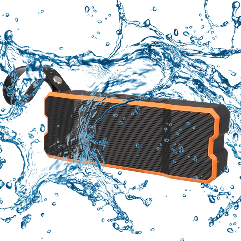 Bluetooth Speaker IP6 Waterproof Outdoor HIFI Subwoofer Loudspeaker 3D Stereo Bass Sound TF Card Slot For Phones PC | - Цена: 