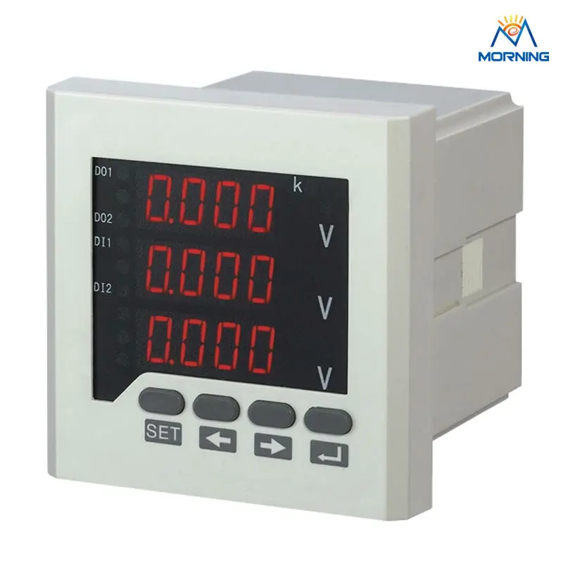 3AV73 80*80 mm three phase digital AC voltage meter pricephasephase voltagephase meter