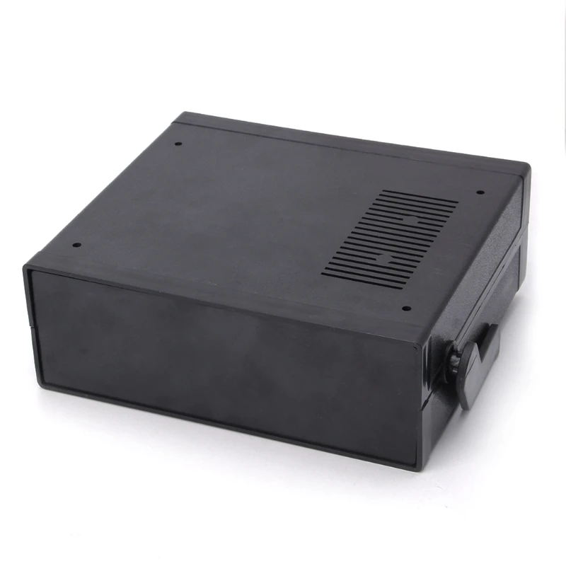 Водонепроницаемый пластиковый электронный корпус проект коробка черный 200x175x70 мм#0604