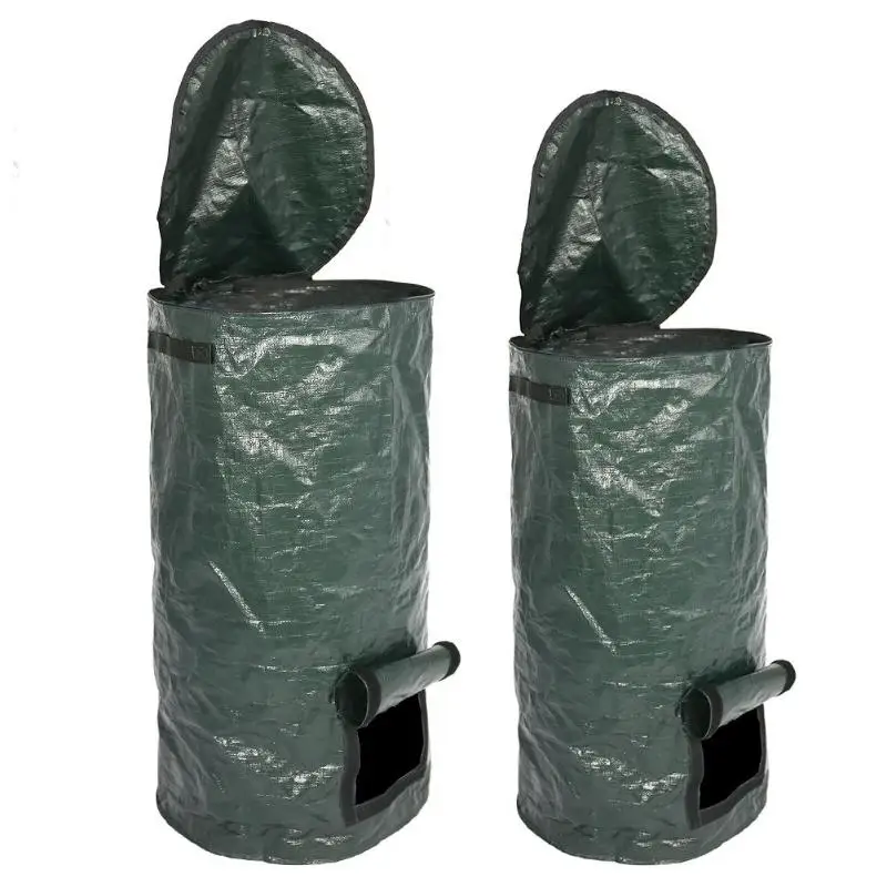 

Organic Waste Kitchen Fruit Compost Bag PE Cloth Planter Vegetable Grow Bag Garden Supplies