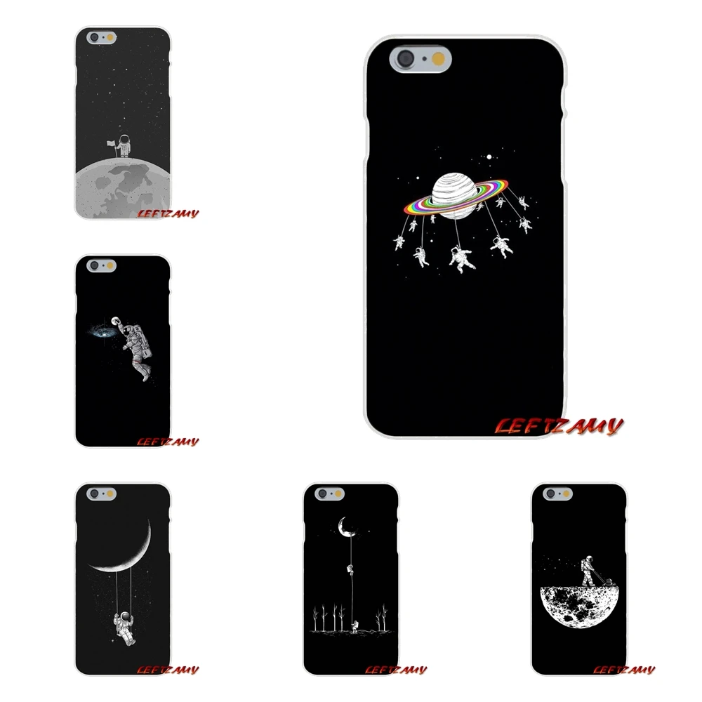Space Love Луна астронавтов Тонкий силиконовый чехол для телефона samsung Galaxy S3 S4 S5 мини S6