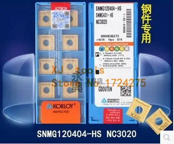

SNMG120404-HS NC3020 10pcs Turning carbide inserts.Match with MSDNN/MSKNR/MSSNR,Suitable for processing of Steel