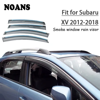 

NOANS 4pcs For Subaru XV 2018 2017 2016 2015 2014 2013 2012 Accessories Auto Car Windows Sun Rain Visor Door Shield Trim
