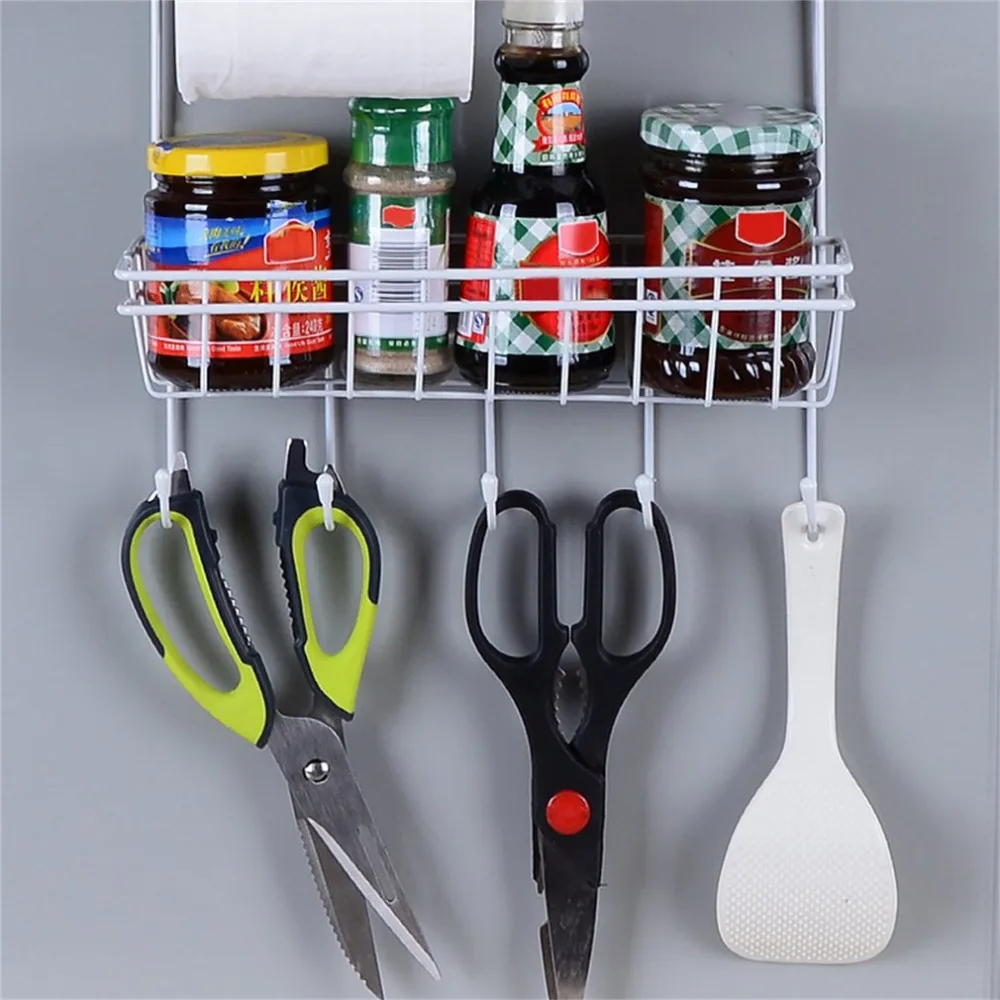 Refrigerator Rack Side Shelf Sidewall Holder Multifunctional Kitchen Supplies Organizer Household Multi-layer Fridge Storage