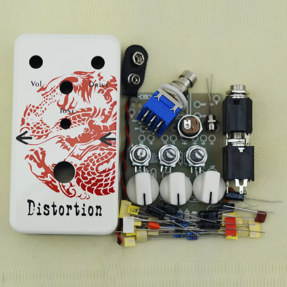 NEW DIY Distortion electic pedal kit guitarra &Distortion guitar