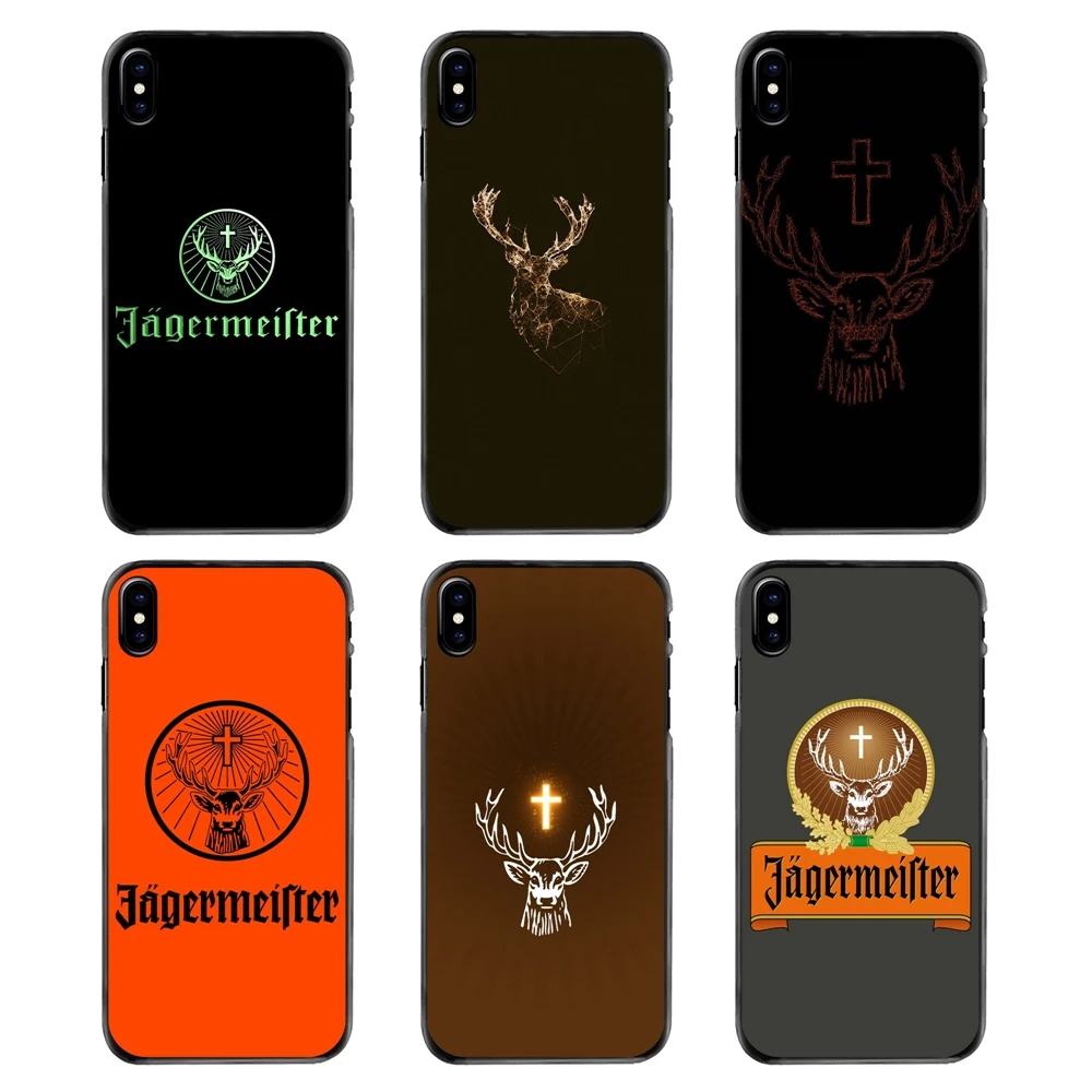 Mobile Phone Case Cover Art design Jagermeister Logo Beer For Samsung Galaxy Note 2 3 4 5 S2 S3 S4 S5 MINI S6 S7 edge S9 S8 Plus |