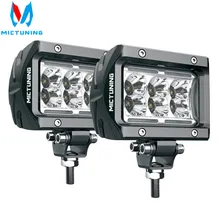 2pcs 4'' 18W K1 LED Work Light Bar Spot/Flood Beam Led Light Bar for Motorcycle Tractor Boat Off Road 4WD 4x4 Truck SUV 12V 24V