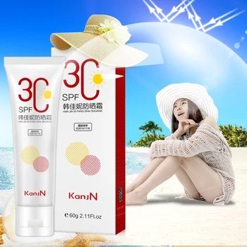 

Facial Sunscreen Cream Whitening Sunblock Skin Makeup Anti-Aging Oil-control Moisturizing Beauty SPF 30 Sun Day Cream Face Care