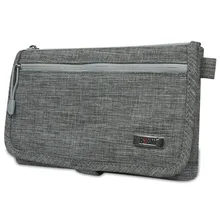 Сумка для получения паспорта многофункциональная сумка для сертификата два лица дизайн для Путешествий деньги большая емкость