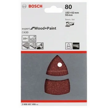 

BOSCH 2608607408 Lija Multi C430 102x62, 93mm G80 x10
