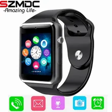 A1 ребенок Bluetooth Smart часы с Камера Facebook Whatsapp Twitter синхронизации SMS Smartwatch Поддержка SIM карты памяти для IOS Android
