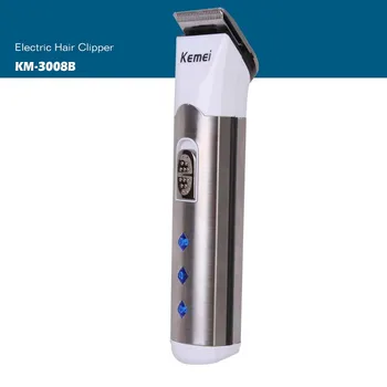 

Kemei KM-3008B New designed rechargeable hair clipper trimmer high quality hair clipper hair cut machine