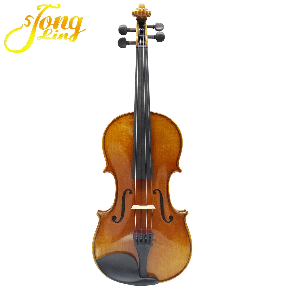 1/2 натуральная акустическая Скрипка ручной работы Violino с чехлом Mute бант высокого