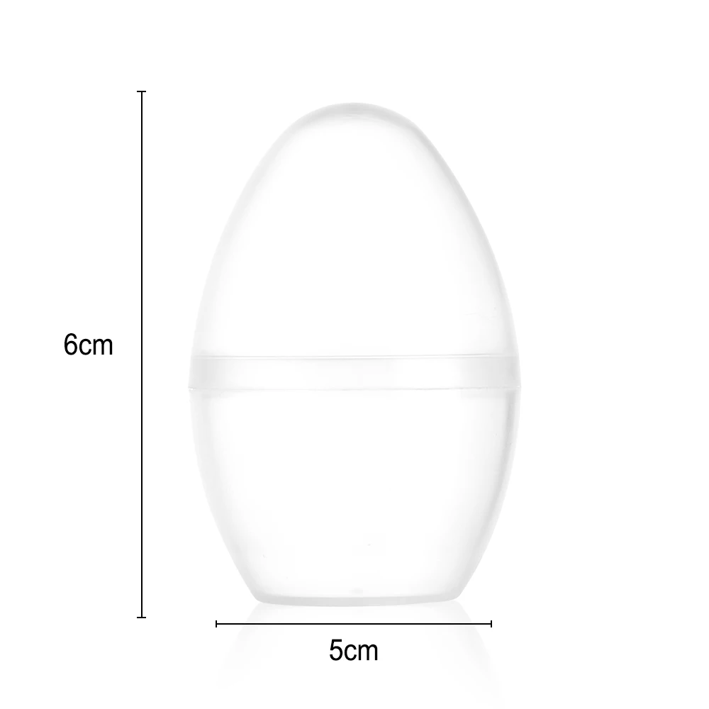 1/2/5PC Egg Puff Case holder Egg Shaped Transparent Empty Makeup Sponge Shaper Puff Holder Stand Storage Box Cosmetic Accessorie