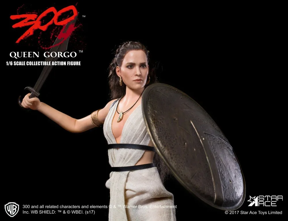 1/6 масштаб коллекционные рис 300 queen Gorgo Лена Хиди 1" фигурку куклы Пластик модель игрушки D1870