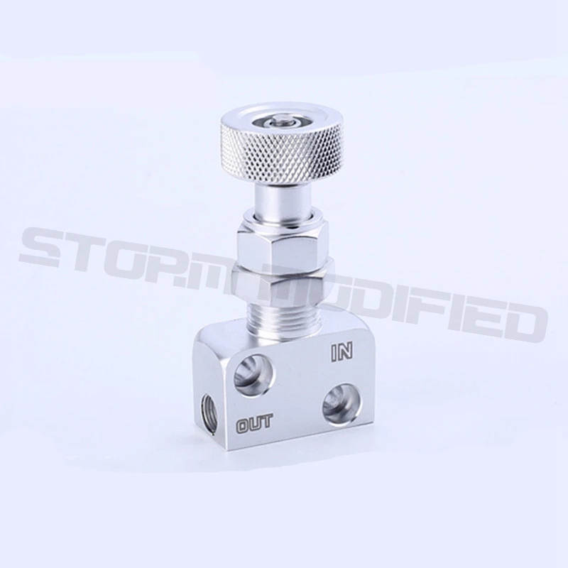 SuTong Silver Brake Proportion Valve Adjustable Prop, Brake Bias Adjuster Racing Lever Type