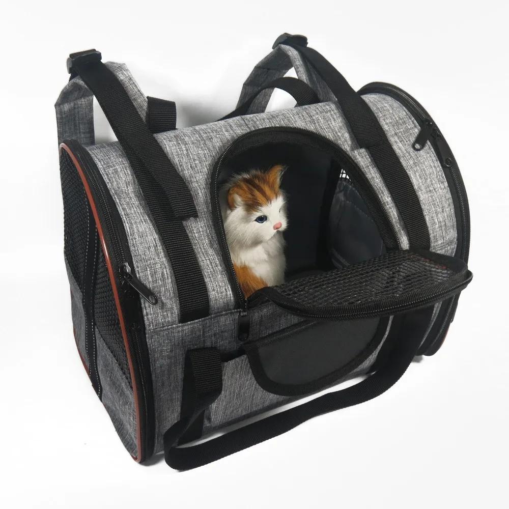 

Pet backpack pets bag outdoor shoulder handbag multi-functional breathable foldable Animal Travel Transport Portable Tote Cat