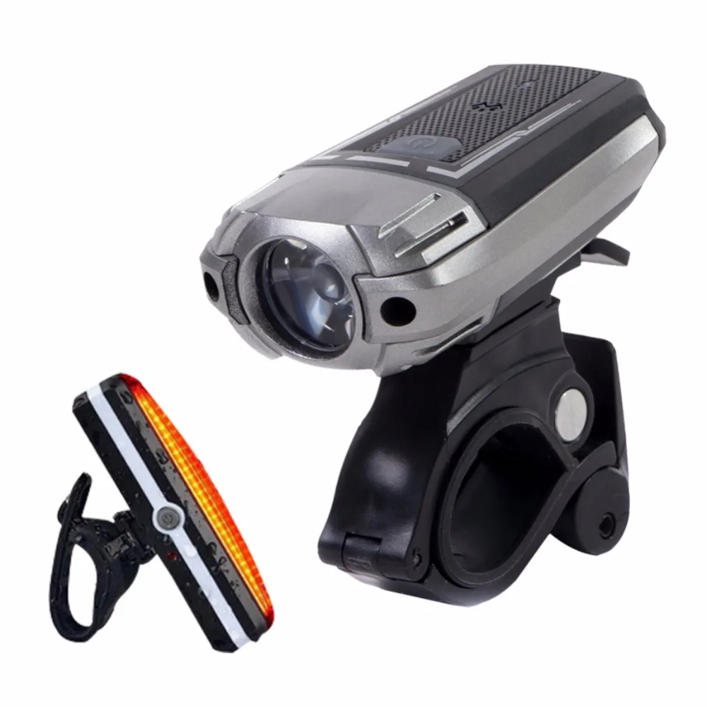 USB Charger Power Bike Light Waterproof 300 Lumen Bicycle Bell Light