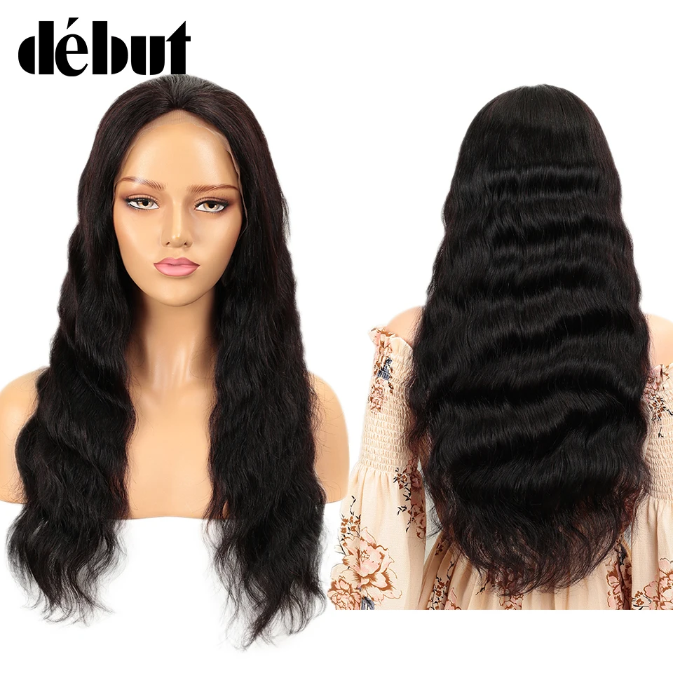 Дебют 13X4 Remy бразильские волнистые волосы для тела al парики для черных женщин бесплатно индивидуальные парики 150% человеческие волосы на