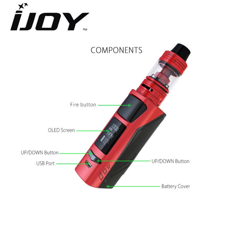 Оригинальный набор IJOY Elite PS2170 100 Вт емкость 3 2 мл Caoptain Mini Subohm бокс мод с