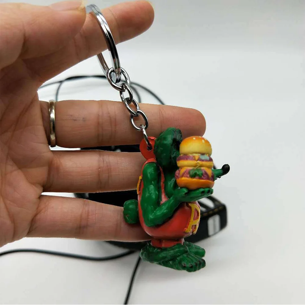 Rat Fink ED Big Daddy Roth Keychain Key Chain Figures Ratfink Doll Key Ring