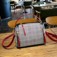 Tonny Kizz витажная сумка женская через плечо плед сумка женская маленькая на плечо с ручками сумка ручная работа для девочки высокго качества мода