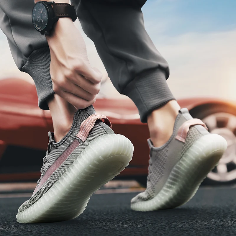 FLYKNIT 350V2 4D Мужская модная трендовая повседневная обувь для отдыха мужские
