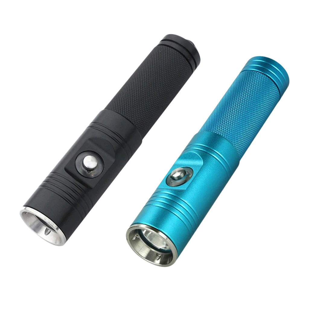 Professional Waterproof 1200 Lumens LED Scuba Diving Flashlight Underwater Torch - 2 Colors Water Sports SCUBA Snorkeling | Спорт и