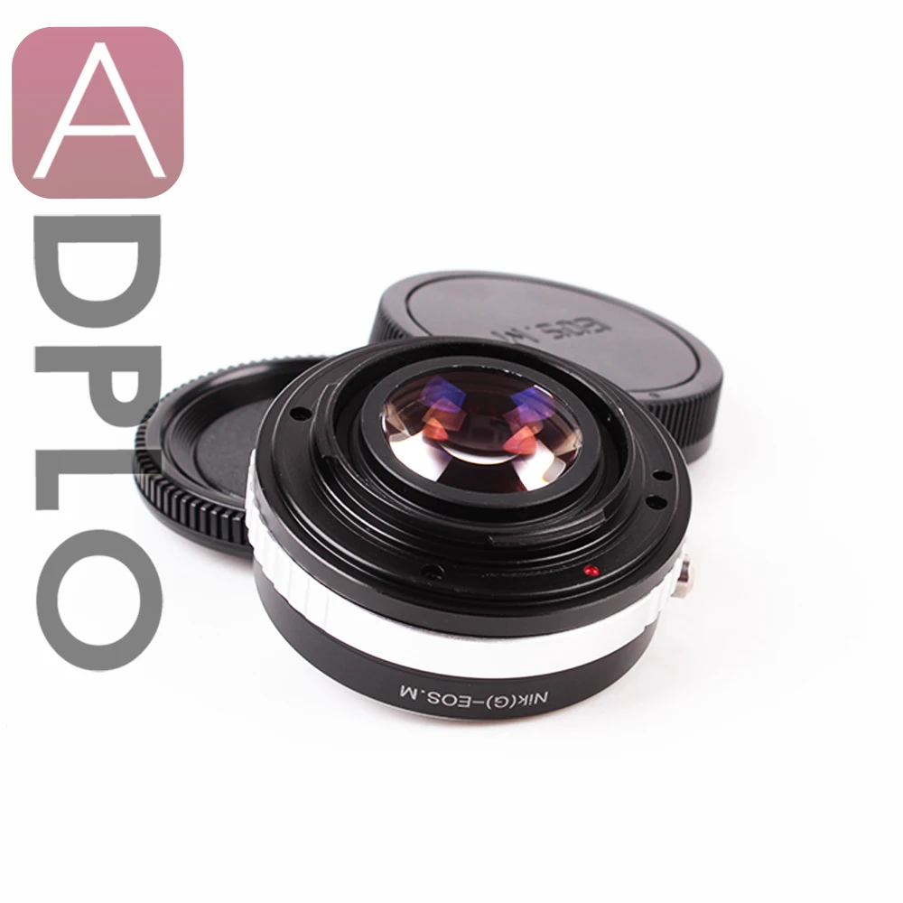 ADPLO 011220, N/G-for E/M Focal Reducer Speed Booster, Suit for Nikon G Mount Lens to Suit for Canon E/M Camera DropShipping
