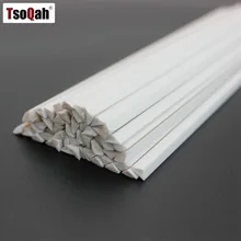 Треугольные 4x4x6 мм белые ПВХ пластиковые сварочные стержни для ремонта бампера автомобиля