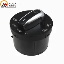 Auto Euro Headlight Fog Light Switch Control For VW Passat CC Jetta MK5 Golf 5ND941431B