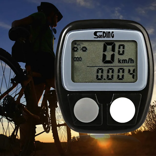 Buy Mini Bicycle Cycling Computer Speedometer Odometer Power Meter LCD Display