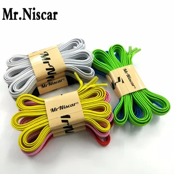 

Mr.Niscar 1 Pair Locking No Tie Lazy Shoelaces Sneaker Elastic Shoelaces Adult Children Safe Elastic Shoe Lace Cord 110cmX0.6cm