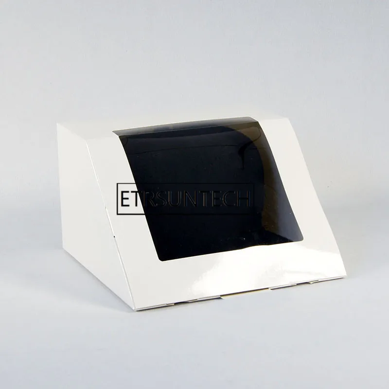 

50pcs Paper Box Cap Packaging Presents White Black Gift Box Packing for Hip Hop Cap Baseball Hat Gift Boxes