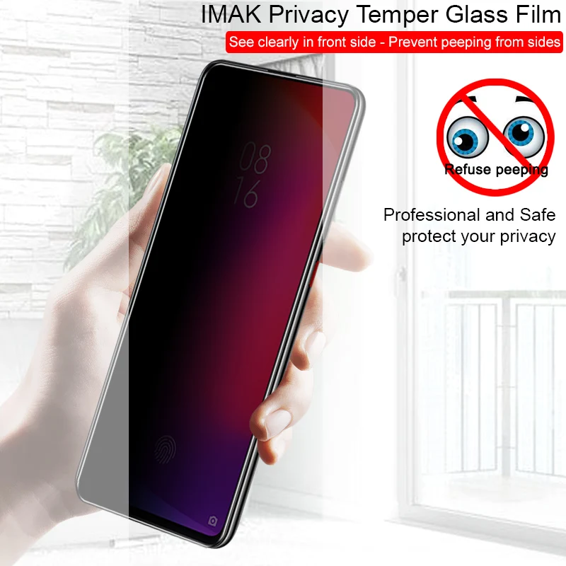 

IMAK For Xiaomi Redmi K20 Pro Anti Glare Front Privacy Temper Glass Protective Film For Xiaomi 9T Pro Tempered Glass Film