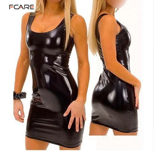 Fcare сексуальное нижнее белье Клубная одежда S ~ 3XL лакированная кожа Сексуальное белье