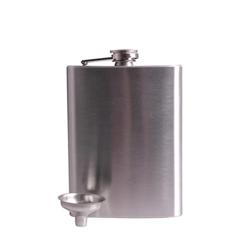 18 унций/510 мл портативная фляжка из нержавеющей стали фляга для ликера виски