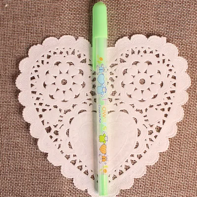 1 шт./лот, японская белая Золотая гелевая ручка на водной основе, ручка для рисования, ручка для рисования - Цвет: Green