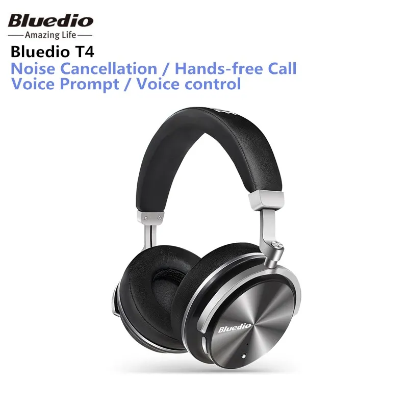 

Bluedio T4 Portable Noise Cancelling Wireless Bluetooth Headphones wireless Headset with microphone music for mobile phone iOS