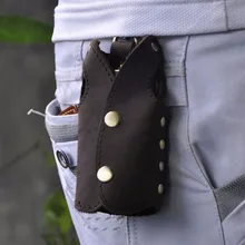 Для женщин мужчин Crazy Horse Брелок из воловьей кожи чехол сумка брелок держатель Чехол Винтаж Высокое качество Натуральная кожа держатель ключей для автомобиля